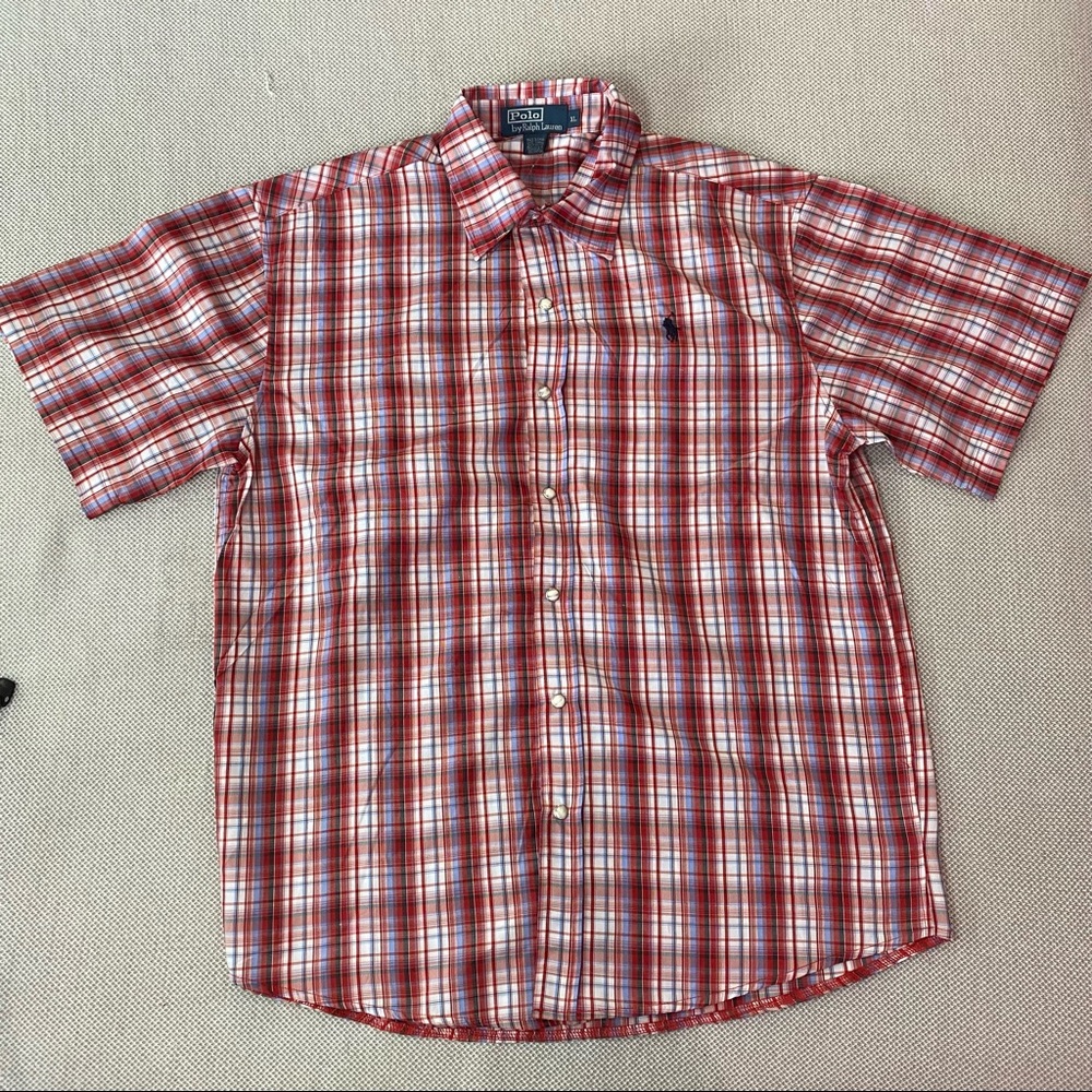 Men’s Ralph Lauren Polo Plaid Button Up Shirt